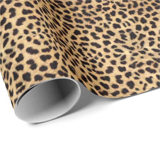 Leopard Spot Kristall Diamonds Geschenkpapier (Rolleneckpunkt)