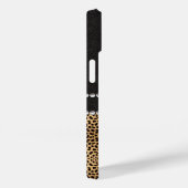 Leopard Spot Kristall Diamonds Monogram Case-Mate iPhone Hülle (Rückseite / Rechts)