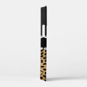 Leopard Spot Kristall Diamonds Monogram FOTO Case-Mate iPhone Hülle (Rückseite / Rechts)