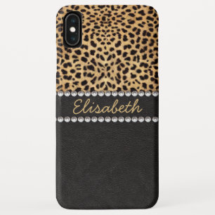 Leopard Spot Kristall Diamonds personalisieren Case-Mate iPhone Hülle
