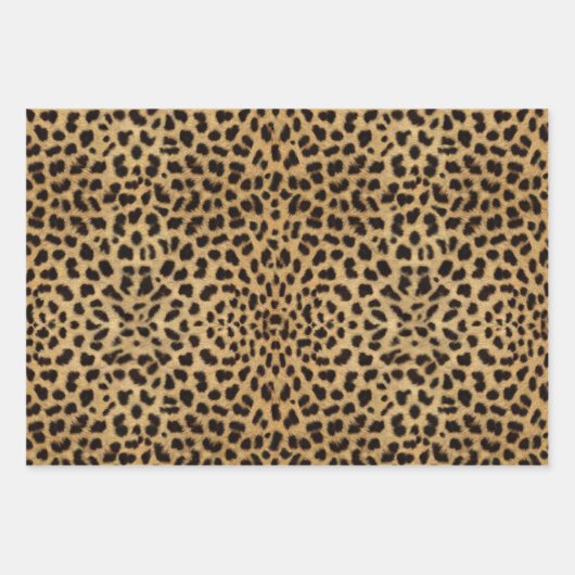 Leopard-Spot-Muster Geschenkpapier Set (Vorderseite 3)