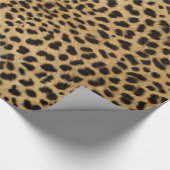 Leopard Spot Skin Print Geschenkpapier (Ecke)