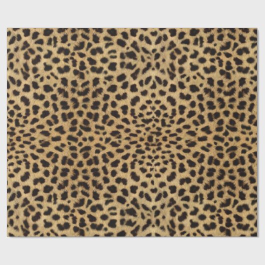 Leopard Spot Skin Print Geschenkpapier (Flach)