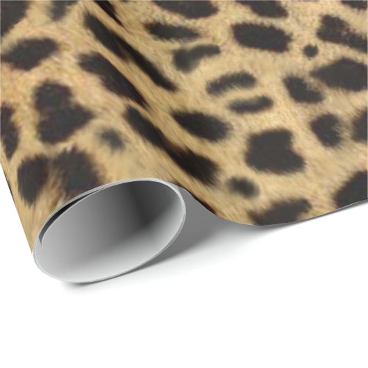 Leopard Spot Skin Print Geschenkpapier (Rolleneckpunkt)