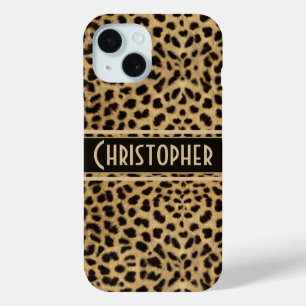 Leopard Spot Skin Print Personalisiert Case-Mate i iPhone Hülle