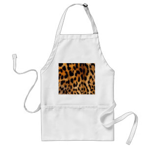 Leopard Spots Black Brown Wild Animal Fine Art Schürze