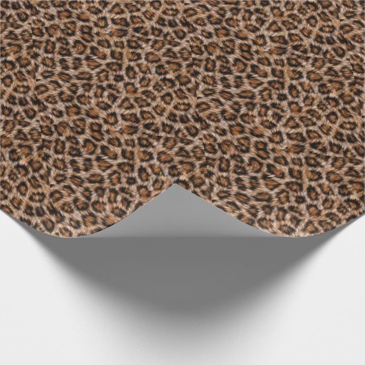 Leopard Spots Fur Jaguar Animal Cat Skin Pattern.j Geschenkpapier (Ecke)