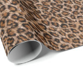 Leopard Spots Fur Jaguar Animal Cat Skin Pattern.j Geschenkpapier (Rolleneckpunkt)