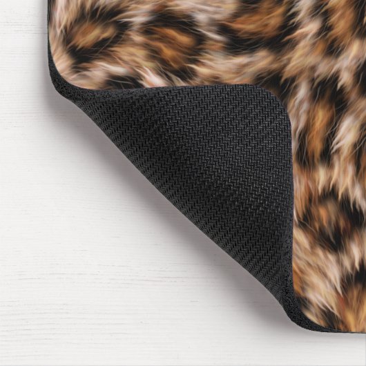 Leopard Spots Fur Jaguar Animal Cat Skin Pattern.j Mousepad (Ecke)