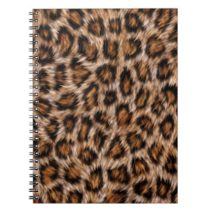 Leopard Spots Fur Jaguar Animal Cat Skin Pattern.j Notizblock
