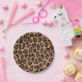Leopard Spots Fur Jaguar Animal Cat Skin Pattern.j Pappteller (Party)