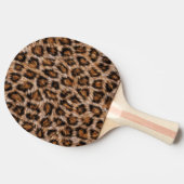 Leopard Spots Fur Jaguar Animal Cat Skin Pattern.j Tischtennis Schläger (Seitenansicht)