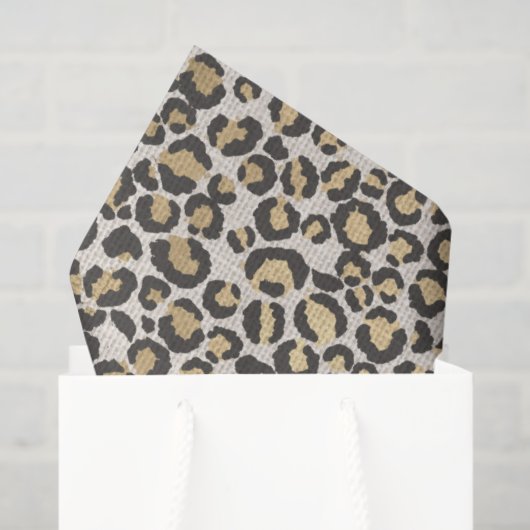 Leopard-Spots für Tiere Neutrale Optik Geschenkpac Seidenpapier (Geschenktüte)