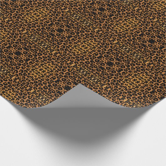 Leopard Spots Geschenkpapier (Ecke)