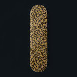 Leopard Spots Gold Fur Jaguar Muster Skateboard<br><div class="desc">Dieses Design kann personalisiert werden, indem Sie die Option Anpassen auswählen, um Text hinzuzufügen oder andere Änderungen vorzunehmen. Wenn dieses Produkt die Möglichkeit hat, das Design auf einen anderen Gegenstand zu übertragen, stellen Sie bitte sicher, dass das Design bei Bedarf angepasst wird. Kontaktieren Sie mich unter colorflowcreations@gmail.com , wenn Sie...</div>