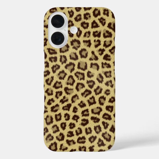 Leopard Spots Golden Case-Mate iPhone Hülle (Rückseite)