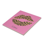 Leopard Spots Lipstick Kiss Thunder_Cove Fliese (Seite)
