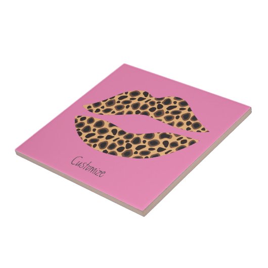 Leopard Spots Lipstick Kiss Thunder_Cove Fliese (Seite)