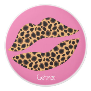 Leopard Spots Lipstick Kiss Thunder_Cove Keramikknauf