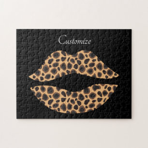 Leopard Spots Lipstick Kiss Thunder_Cove Puzzle