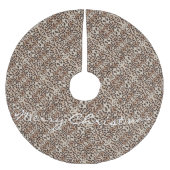 Leopard Spots Muster Thunder_Cove Polyester Weihnachtsbaumdecke (Vorderseite)