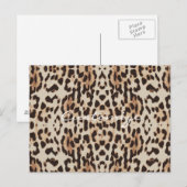 Leopard Spots Muster Thunder_Cove Postkarte (Vorne/Hinten)