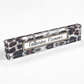 Leopard Spots Namensplakette