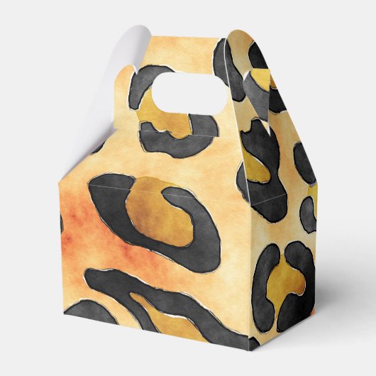 Leopard Spots Pattern Junggeselinnen-Abschied Viel Geschenkschachtel (Rückseite)