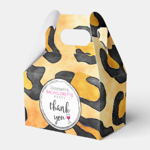 Leopard Spots Pattern Junggeselinnen-Abschied Viel Geschenkschachtel