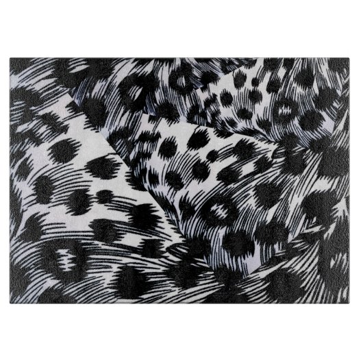 Leopard Spots Schneidebrett (Vorderseite)