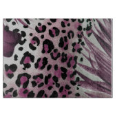 Leopard Spots Schneidebrett (Vorderseite)