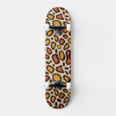 Leopard Spots Skateboard (Vorderseite)