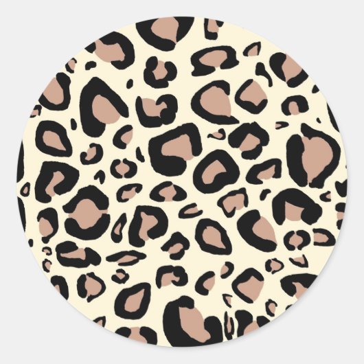 Leopard Spots Sticker (Vorderseite)