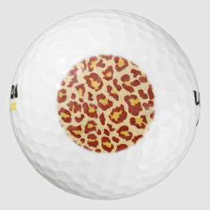 Leopard Spots Ultrasuede Look Golfball