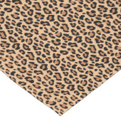 Leopard Spots Wildkatzen-Muster Großer Tischläufer (Ecke)