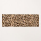 Leopard Spots Wildkatzen-Muster Yogamatte (Vorderseite (Horizontal))
