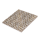 Leopard Spots Wildtiere Golden Glitzer Safari Fliese (Seite)