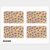 Leopard-Spots zeichnen benutzerdefinierte Sticker (Blatt)