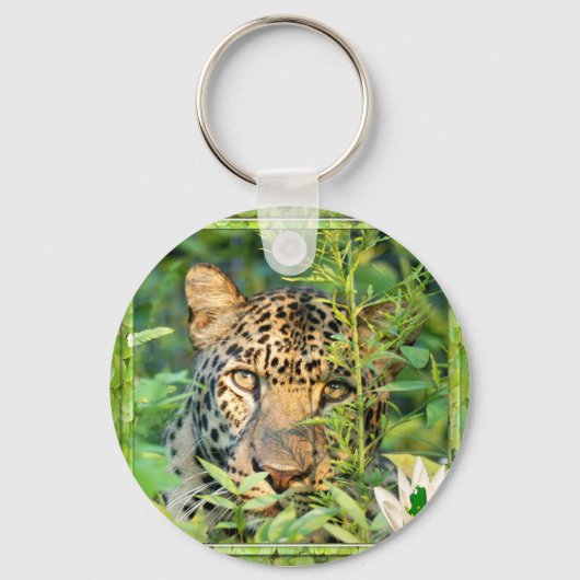 Leopard St. Patrick's Schlüsselanhänger (Vorderseite)