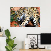Leopard Stalking Macro Poster (Heimbüro)