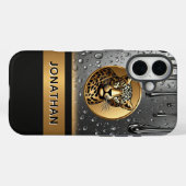 Leopard-Stärke Individuelles Design 🐆 Case-Mate iPhone Hülle (Rückseite (Horizontal))