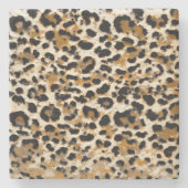 Leopard Steinuntersetzer (Vorderseite)