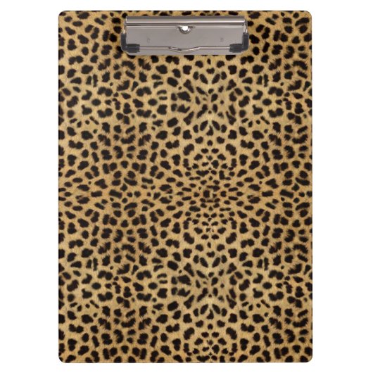 Leopard-Stellen-diamante de Klemmbrett (Vorderseite)