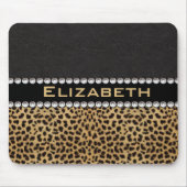 Leopard-Stellen-diamante de Mousepad (Vorne)