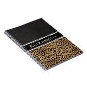 Leopard-Stellen-diamante de Notizblock (Rechte Seite)