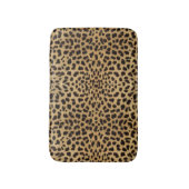 Leopard-Stellen-Haut Badematte (Vorderseite Vertikal)