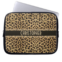 Leopard-Stellen-Haut-Druck personalisiert