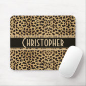 Leopard-Stellen-Haut-Druck personalisiert Mousepad (Mit Mouse)