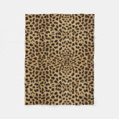 Leopard-Stellen-Muster-Druck Fleecedecke (Vorderseite)