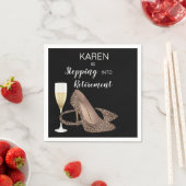 Leopard Stepping Intirement Napkins Serviette (Beispiel)